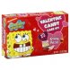 valentine candy card kit valentine card kit, spongebob squarepants, gummy krabby patties