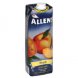 Allens juice drink peach flavored Calories