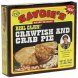real cajun! crawfish and crab pie