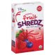 shredz fruit snacks real, organic, berry 'licious