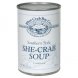 Blue Crab Bay Co. southern style she-crab soup condensed Calories