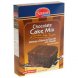 cake mix chocolate with chocolate fudge frosting