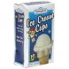 Springfield ice cream cups, 12 cups Calories
