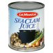 LaMonica sea clam juice Calories