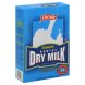 dry milk nonfat, instant