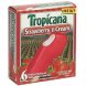 Tropicana strawberry 'n cream ice cream bars strawberry sherbet and vanilla ice cream, lowfat Calories