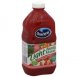 Ocean Spray fruit & veggie juice drink cranberry strawberry banana, light Calories