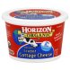 Horizon Organic organic lowfat cottage cheese Calories