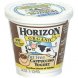 Horizon Organic organic fat free yogurt cappuccino Calories