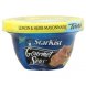 StarKist Foods gourmet seas tuna lemon & herb mayonnaise Calories