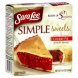Sara Lee Bakery Group simple sweets cherry pie whole, pre-baked Calories