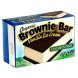 organic ice cream brownie bar with vanilla