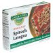 Cascadian Farm organic spinach lasagna Calories