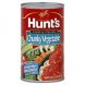Hunts spaghetti sauce chunky vegetable Calories