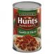 Hunts pasta sauce garlic & herb Calories