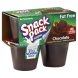 chocolate fat free snack packs