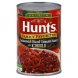 Hunts family favorites seasoned diced tomato sauce for chili Calories