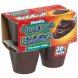 Hunts snack pack big cup pudding, chocolate fudge Calories