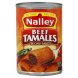 tamales beef, in chili sauce