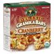 Natures Path Organic cranberry ginger granola bars Calories