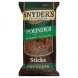 Snyders of Hanover the pounder pretzels sticks Calories