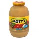 Motts mott 's apple sauce natural natural no sugar added Calories