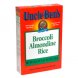 Uncle Bens broccoli almondine rice Calories