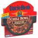 Uncle Bens chili bowl homestyle chili with beans & rice, medium Calories