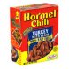 Hormel chili no beans turkey 99% fat free smart pak Calories
