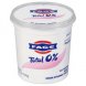 FAGE USA all natural all natural nonfat greek strained yogurt Calories