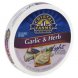 cheese product pasteurized processed, light, garlic & herb