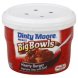 Hormel big bowls vegetable stew with beef, hearty burger Calories