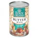 butter beans, organic canned beans/organic plain beans