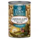 Eden Foods cannellini (white kidney) beans, organic canned beans/organic plain beans Calories