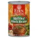 Eden Foods spicy refried black beans, organic canned beans/organic refried beans Calories