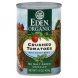 Eden Foods organic tomatoes crushed, with sweet basil Calories