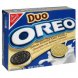 Oreo sandwich cookies duo vanilla & chocolate Calories