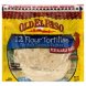 Old El Paso flour tortillas for soft tacos Calories
