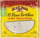 tortillas flour, for burritos