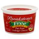 Breakstones cottage cheese fat free small curd Calories