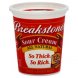 Breakstones sour cream all natural Calories