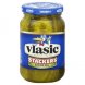 Vlasic sandwich stackers cold & crunchy, kosher dill, lightly seasoned Calories
