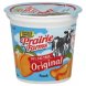 original yogurt lowfat, peach, 1% milkfat