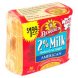 Borden 2% milk reduced fat singles sharp, pre-priced Calories