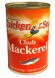 chub mackerel canned, solids drained