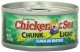 Chicken Of The Sea chunk light tuna, in water e-z open cans Calories