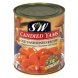 S&W candied yams vegetables Calories
