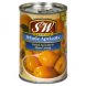S&W whole apricots fruits/apricots Calories