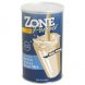 Zone Perfect shake mix with soy protein, vanilla Calories