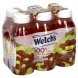 Welchs blends, 100% white grape, cherry fruit juices Calories